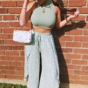 High Neck Crop Top
